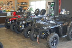 ATV's on the dealership floor | Door County Motorsports