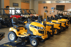 Cub Cadet Lawnmowers on the dealership floor | Door County Motorsports